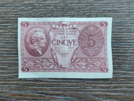 Italien 5 Lire 1944 !!!!!!