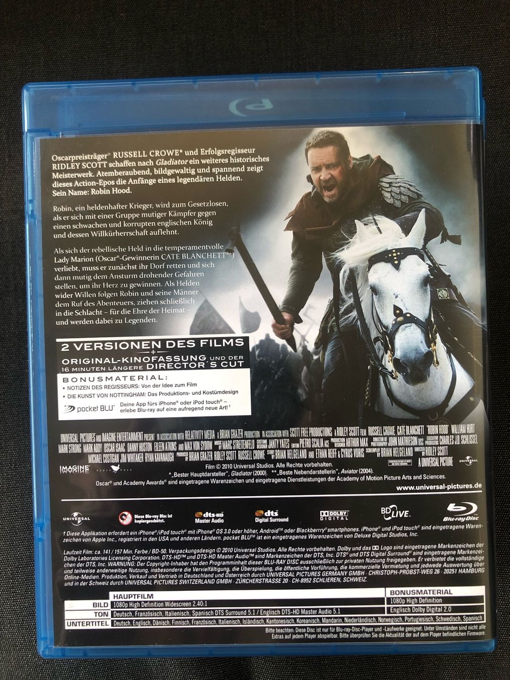 Alle DVDs: ROBIN HOOD Blu-ray Disc – Neu (gemäss Beschreibung) aus Zürich von vl_ad 1