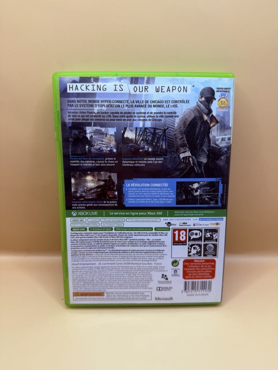 Spiele: Watch Dogs - Xbox 360 – Gebraucht aus Genève von sho_67qj 1