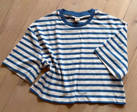 Croptop/Top bauchfrei gestreift,weit,sehr bequem,Gr.S,Zebra