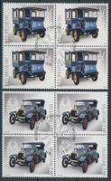 2015 Schweizer Automobile - Viererblock - Ersttag Stempel ET