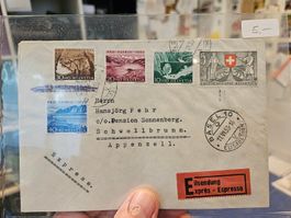 Brief mit PP Satz 1953 (Kat 55.--) für nur 5.--