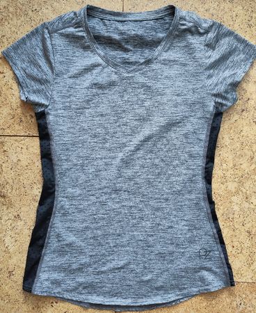 Sport T-Shirt PZ Grösse S meliert grau