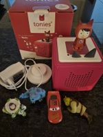 Toniebox in Originalkarton, Ladekabel, Kreativ- und 4 Tonies