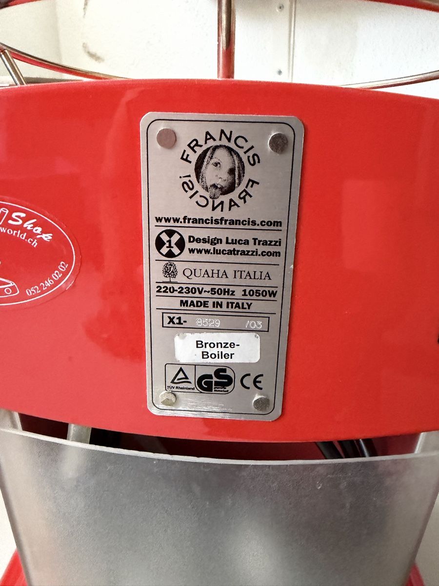 FrancisFrancis! Macchine per caffè & Macchine per espresso: Francis Espressomaschine X1 – Usato da Olten venduto da ni77 3