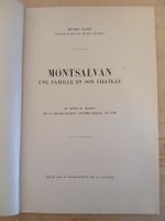 Montsalvan - Une Famille et son Chateau, Henri Naef📚