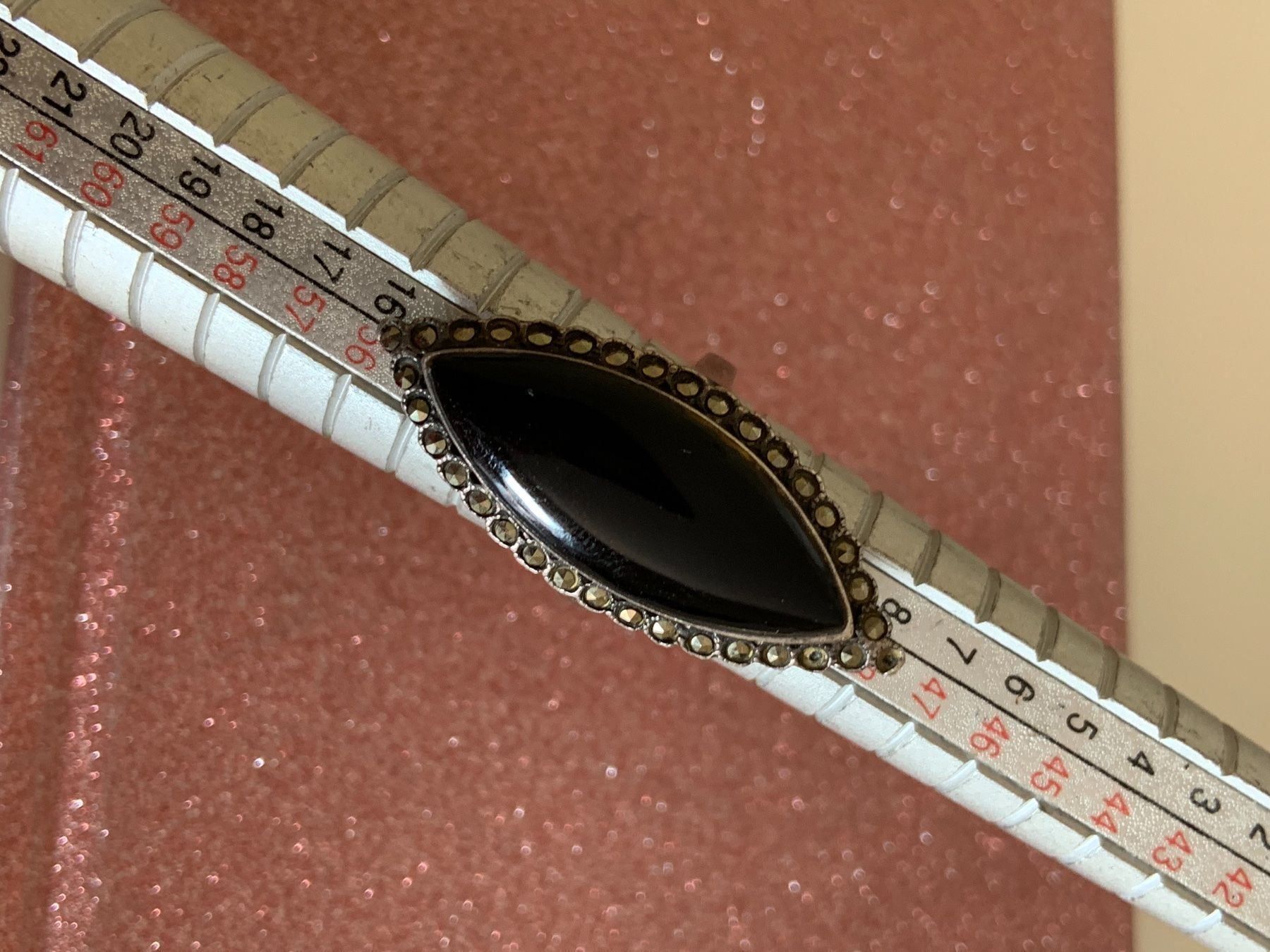 Onyx Ringe: Ring ONYX-MANDELFORM rg 52 – Gebraucht aus Dittingen von Bellevista 5