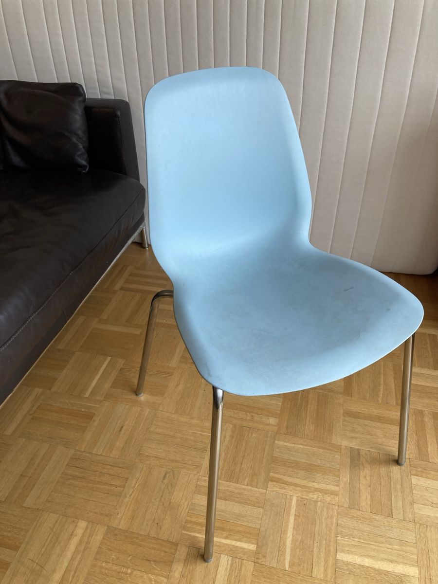 Sedie: Chaise bleu pâle design moderne – Usato da Genève venduto da mer_s9dr 1