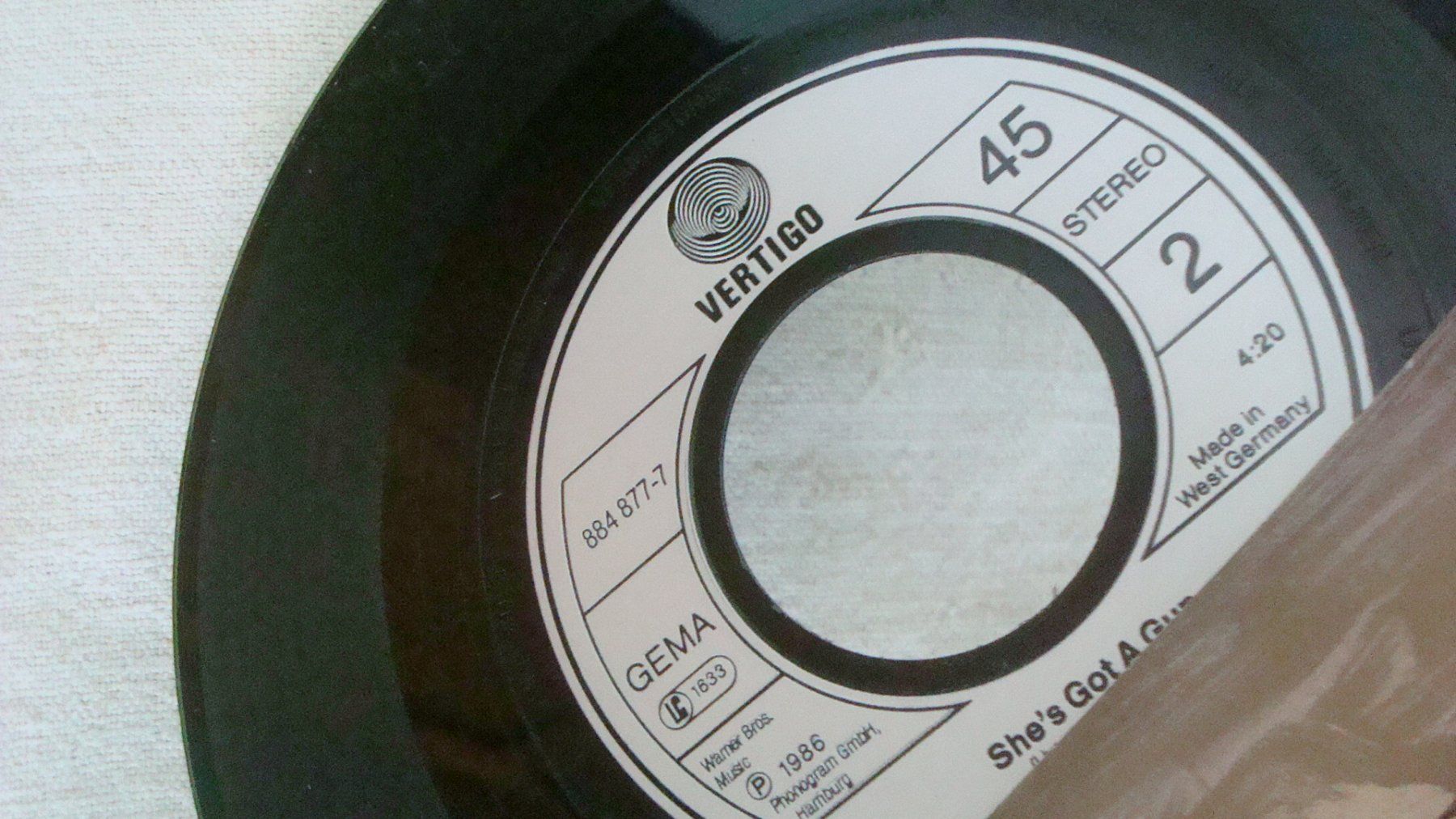 Dischi in vinile: Yello "Goldrush - She's got a Gun" 1986 – Usato da Münchenstein venduto da Pesci6 1