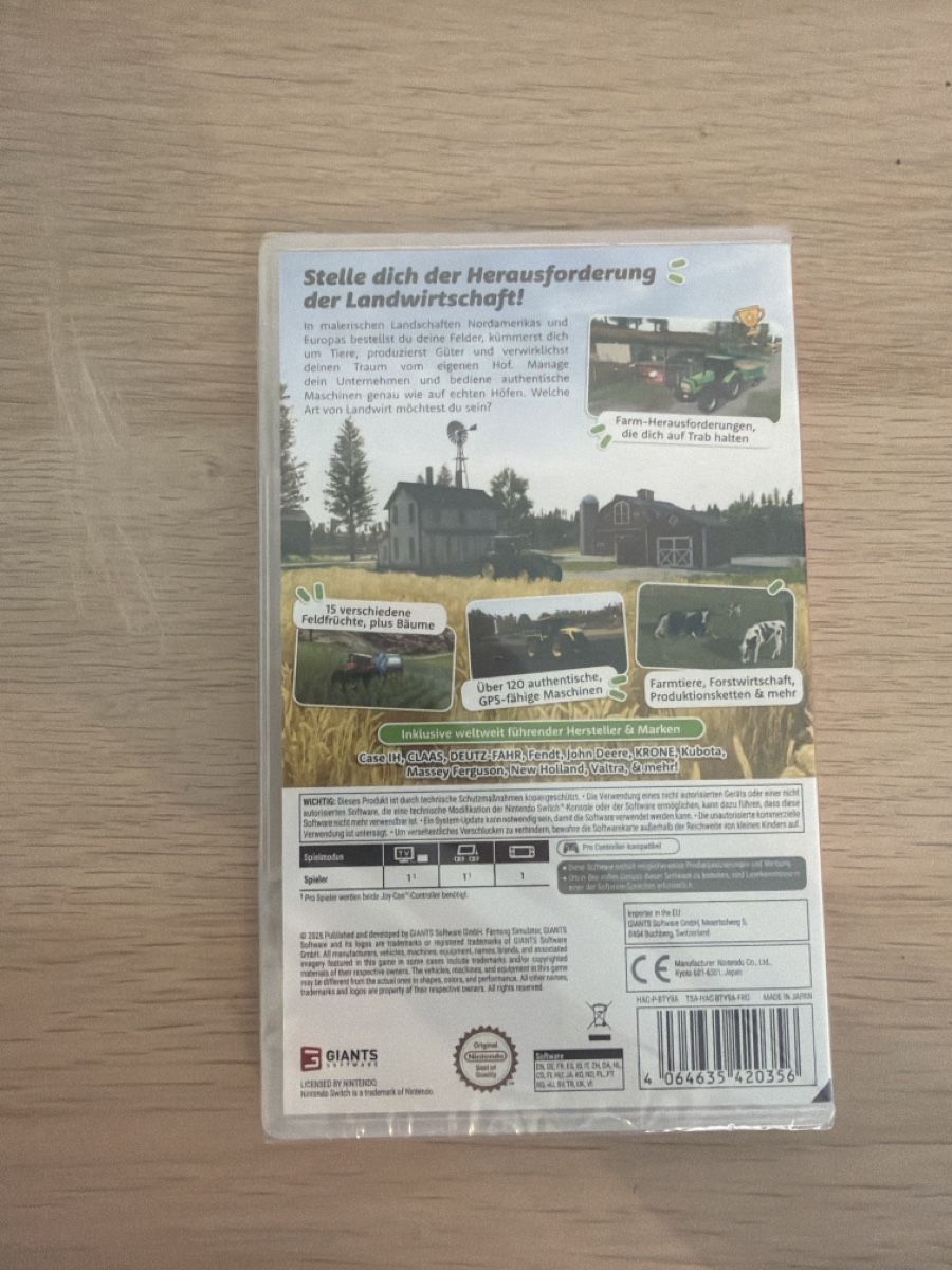 Nintendo Giochi: Landwirtschafts-Simulator 2020 Nintendo Switch - Top erhalte – Nuovo e nell'imballaggio originale da Winterthur venduto da Miriammici 1