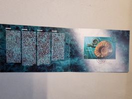 (135) Sonderblock mit ET-Stempel von 2015 «Ammonit»