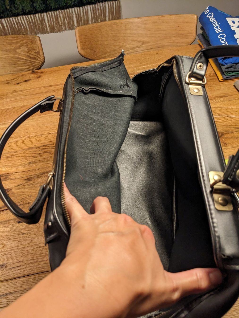 Borse: wunderschöne, retro Reisetasche, Overnighter – Usato da Basel venduto da labaffe01 2