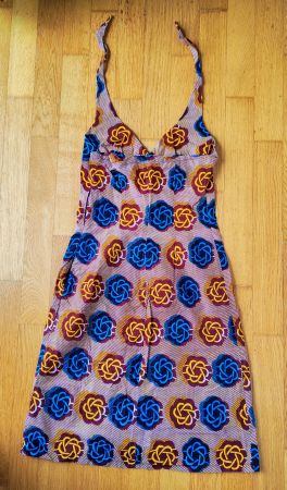 Ravissante robe style africain signée Jeanne Weiss Taille M