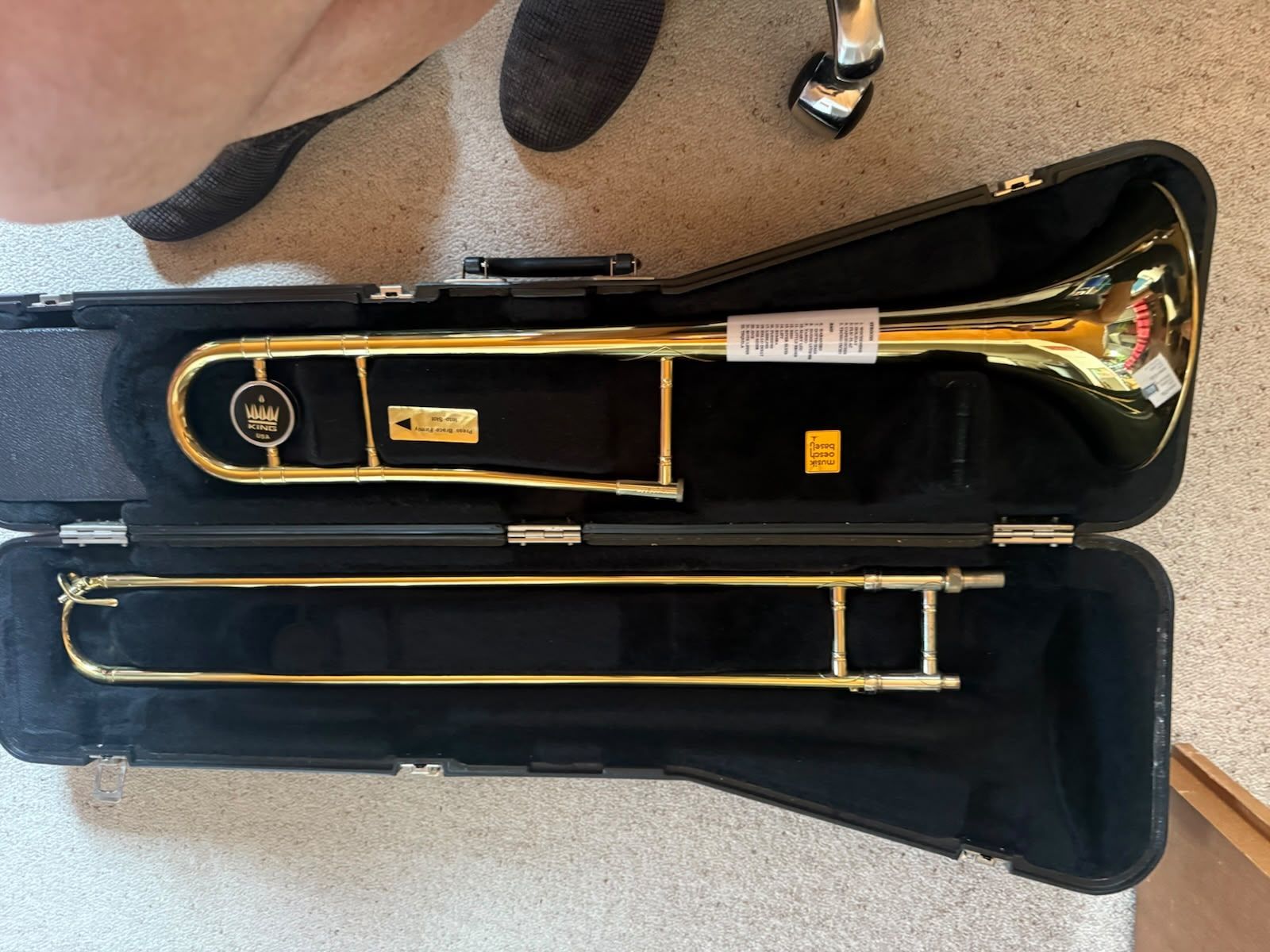 King Musical Instruments Strumenti musicali: Posaune Marke King – Usato da Aesch BL venduto da Refurber 1