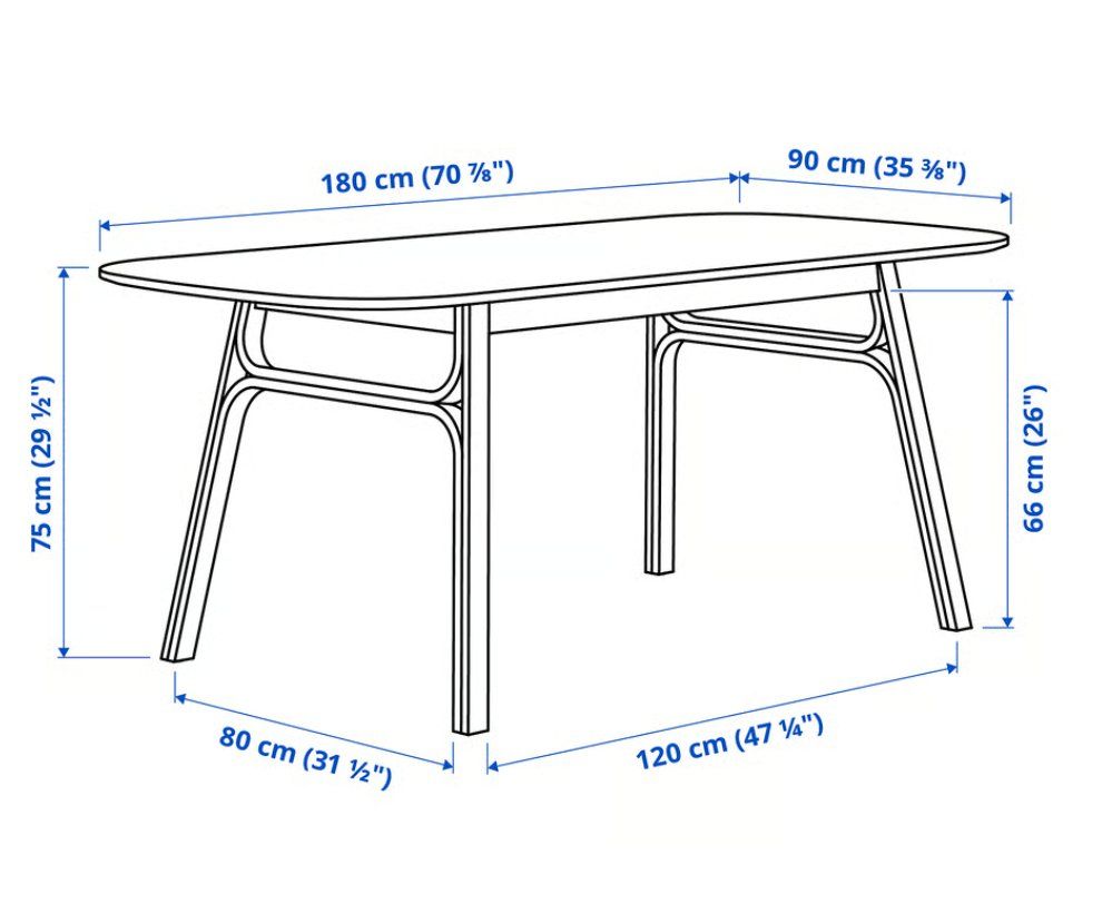 Ikea Tavoli: Ikea Bambustisch, VOXLÖV – Usato da Port venduto da flo_hug 2