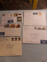 Lot de 5 enveloppes philatéliques anciennes, USA