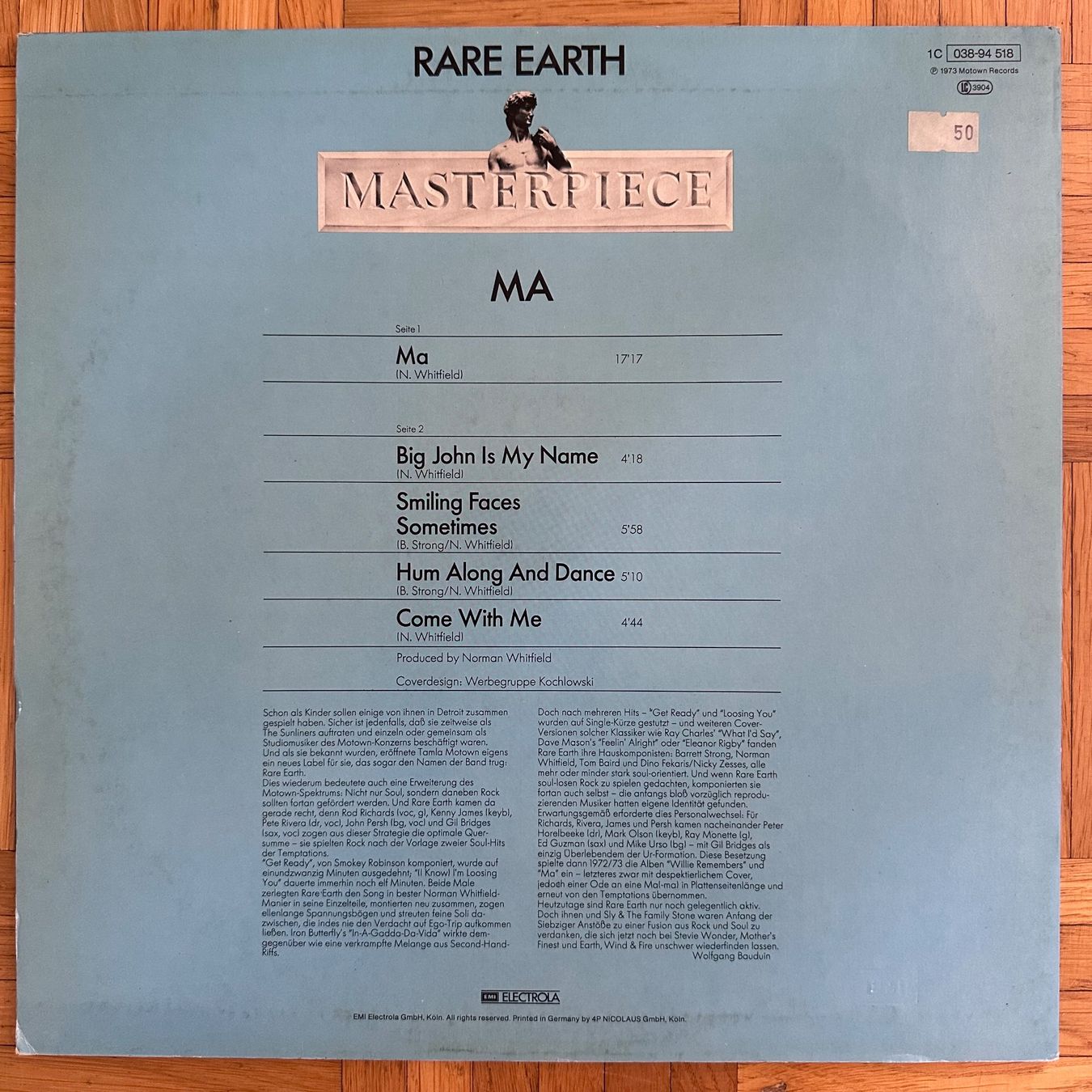 Dischi in vinile: LP - Rare Earth – Ma – Usato da Breganzona venduto da Onairda75 1