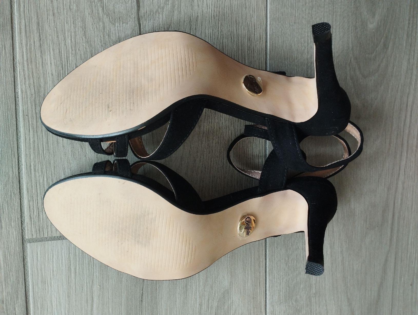 Buffalo Damenschuhe: Sandales à talons Buffalo noire – Neu (gemäss Beschreibung) aus Belmont-sur-Yverdon von Dani-Lynne 2