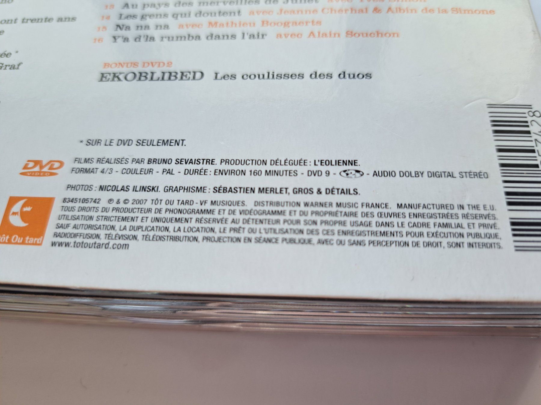 CD: Cd + DVD Vincent Delerm à la Cigale  – Usato da Pully venduto da bro_n52j 6
