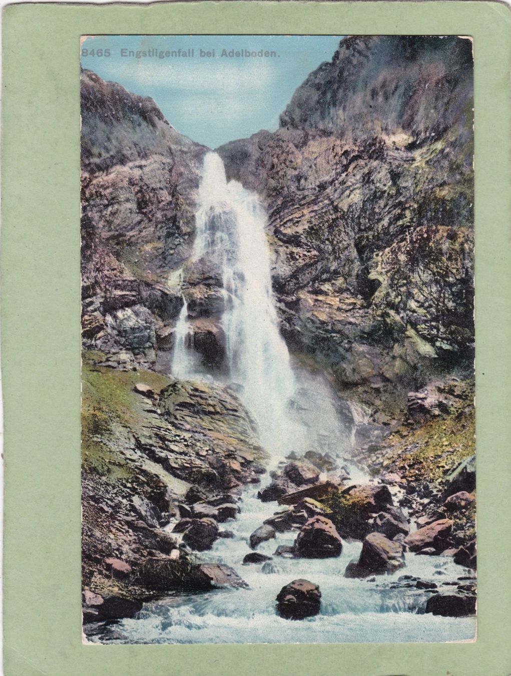 Cartoline postali: Engstligenfall bei Adelboden 1913 – Usato da Herisau venduto da Lisegrat2008