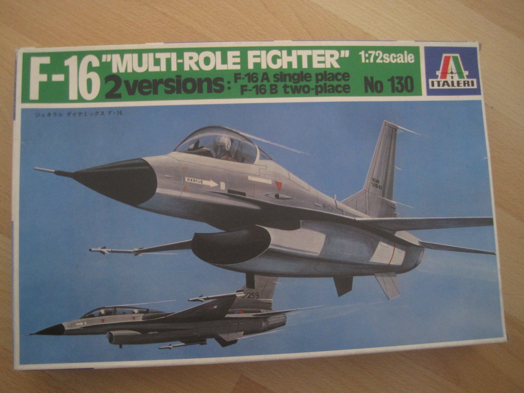 Modellbausätze & Standmodelle: F - 16 Multi - Role Fighter 1/72  Bausatz 2 Versions No 130 – Neu und originalverpackt aus Gossau SG von Noryflory
