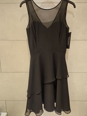 Cocktailkleid SWING, Schwarz, Gr. 34 (neu!)