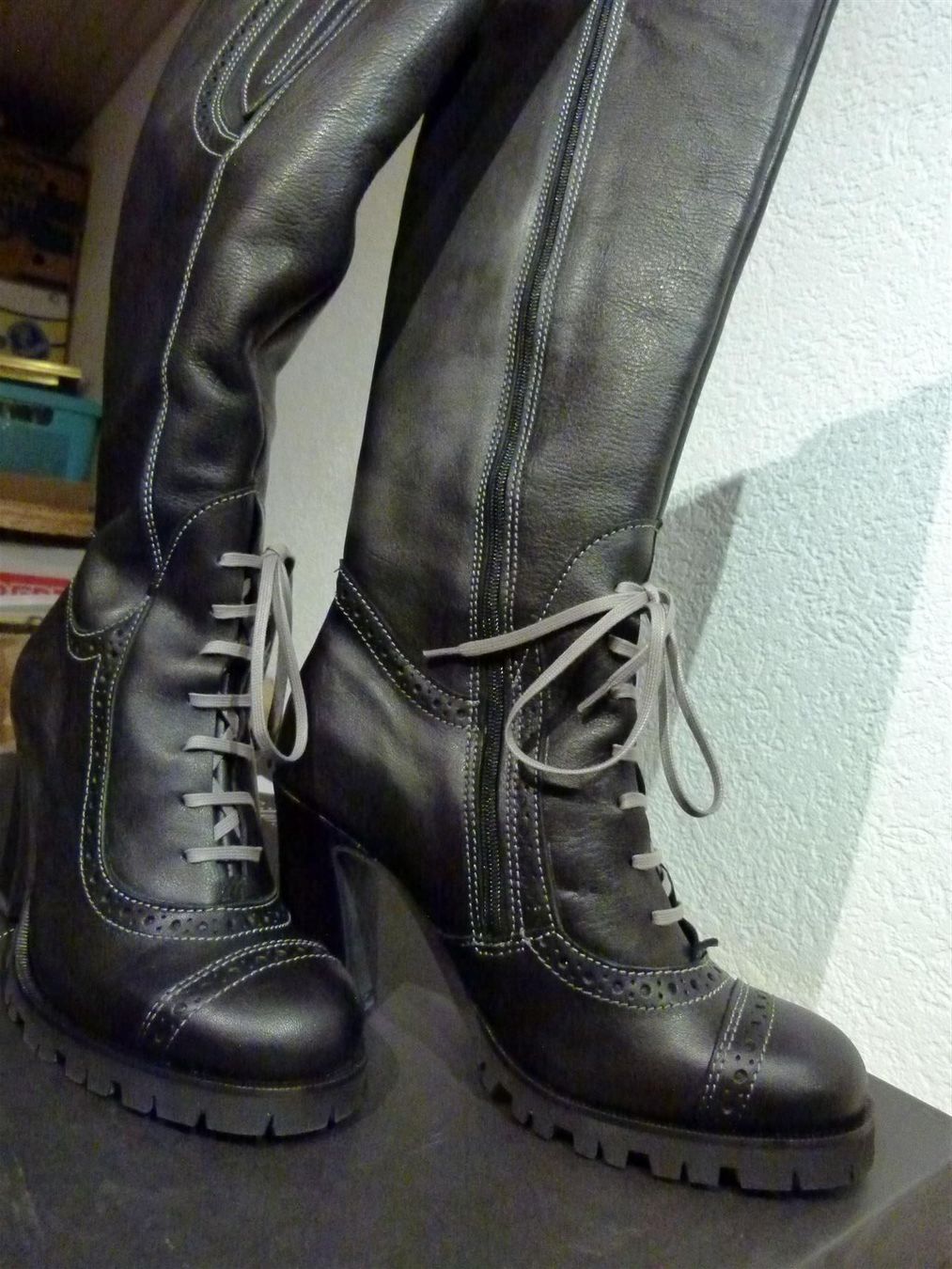 Scarpe da donna: Dkode Leder Stiefel Gr. 40 Lp:259 NEU – Nuovo e nell'imballaggio originale da Uerkheim venduto da Justi.y 6