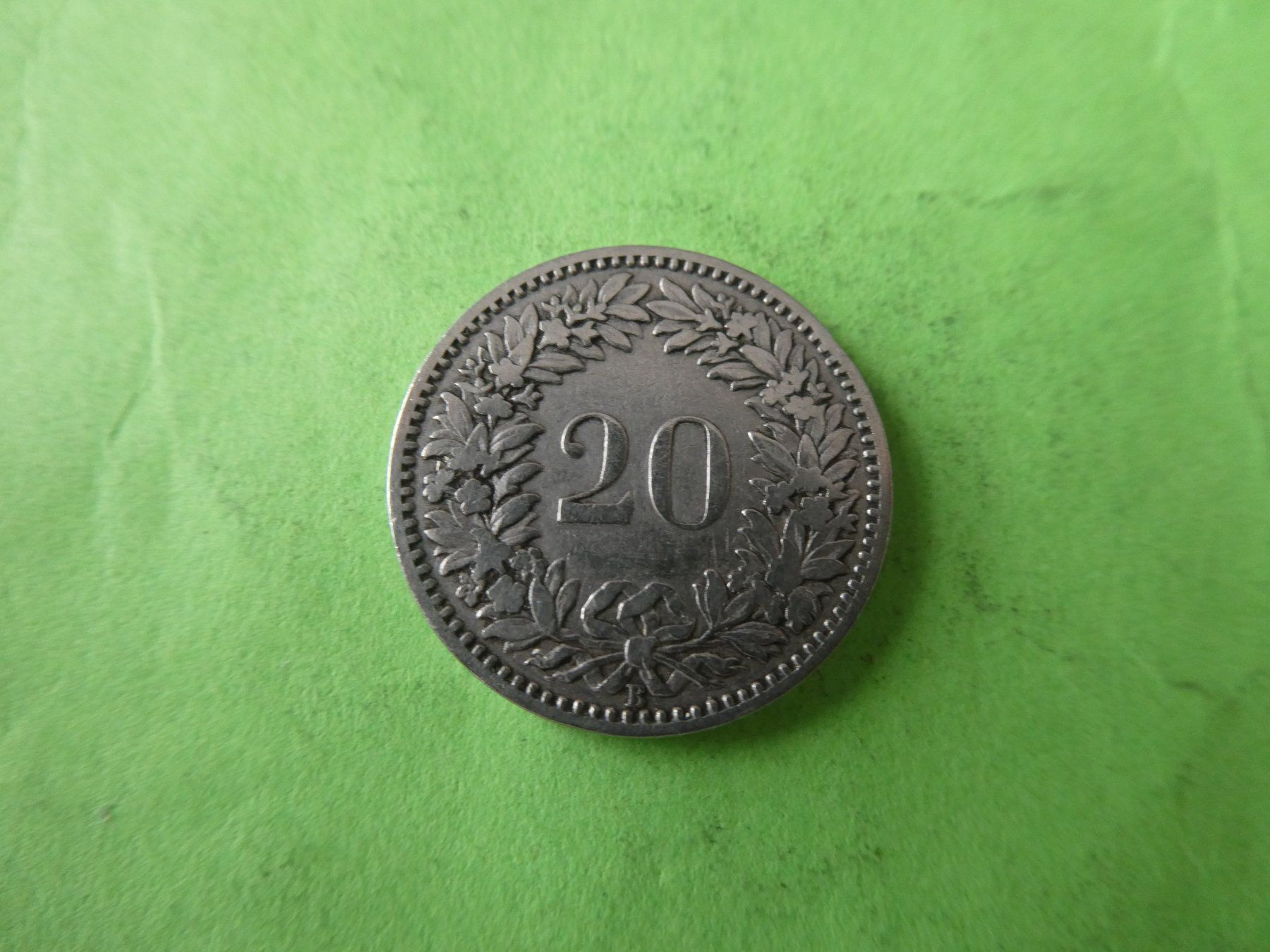 Tutti le monete: Schweiz 1881, 20 Rappen – Usato da Hinterforst venduto da Rohusri 1