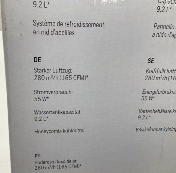 Honeywell Condizionatori: Honeywell Luftkühler Klima-Gerät – Nuovo e nell'imballaggio originale da Uerkheim venduto da Kaufoption 3