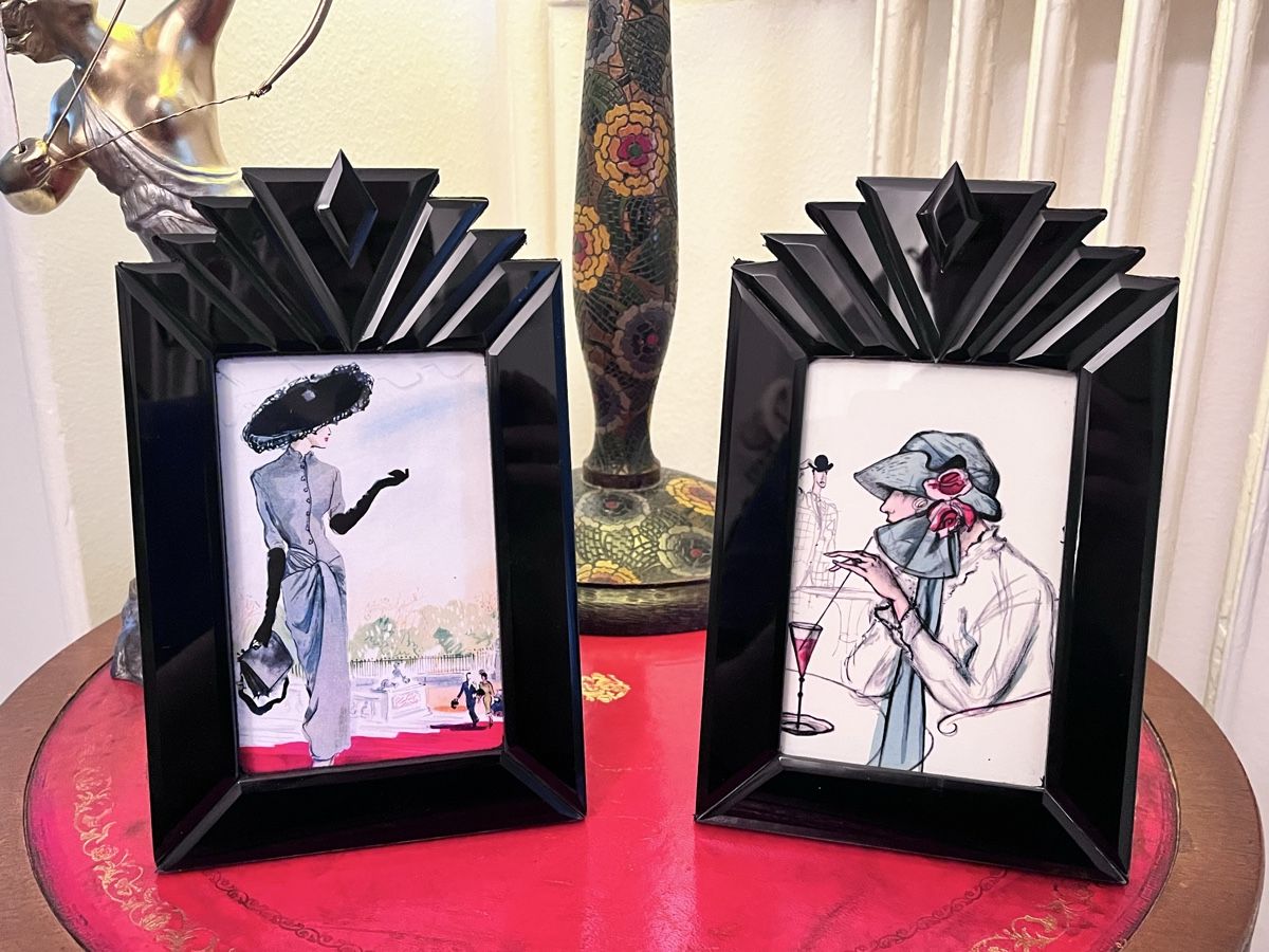 Cornici: Cadre photo noir élégant - Déco intérieure chic. – Usato da Lausanne venduto da Vibewave 1