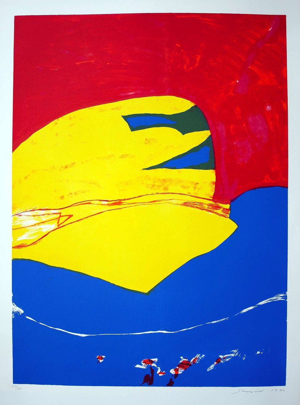 Grafica & Litografie: Shmuel Shapiro, Lithografie 1970 – Nuovo (secondo la descrizione) da grenchen venduto da Belarte