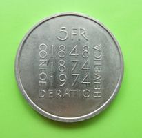 5-Fr.- GEDENKMÜNZE VERFASSUNGSREVISION