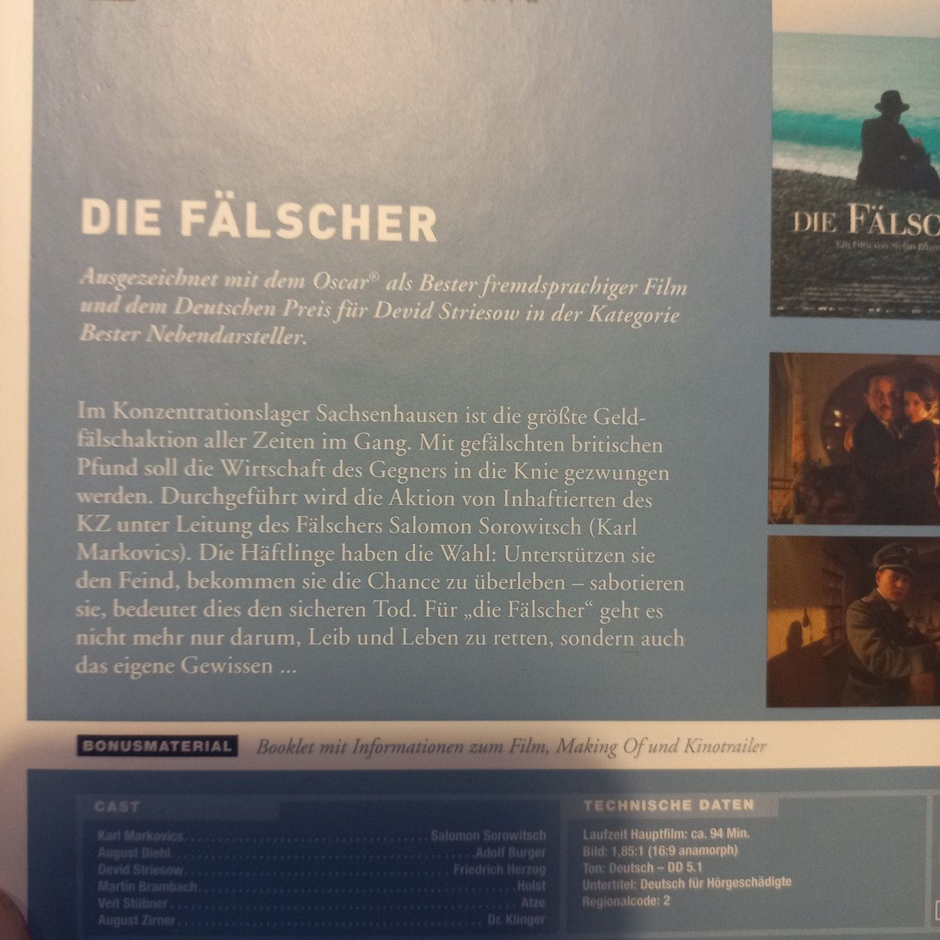 Tutti i DVDs: *Mediabook Die Fälscher DVD – Usato da Niederhelfenschwil venduto da ManuelSedan 2