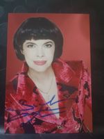 Mireille Mathieu - handsignierte Autogrammkarte