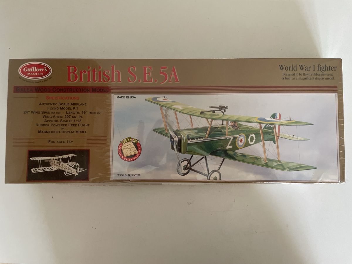 Kit di modellismo & Modellini statici: Guillow's British S.E. 5A – Nuovo (secondo la descrizione) da Basel venduto da kiba78