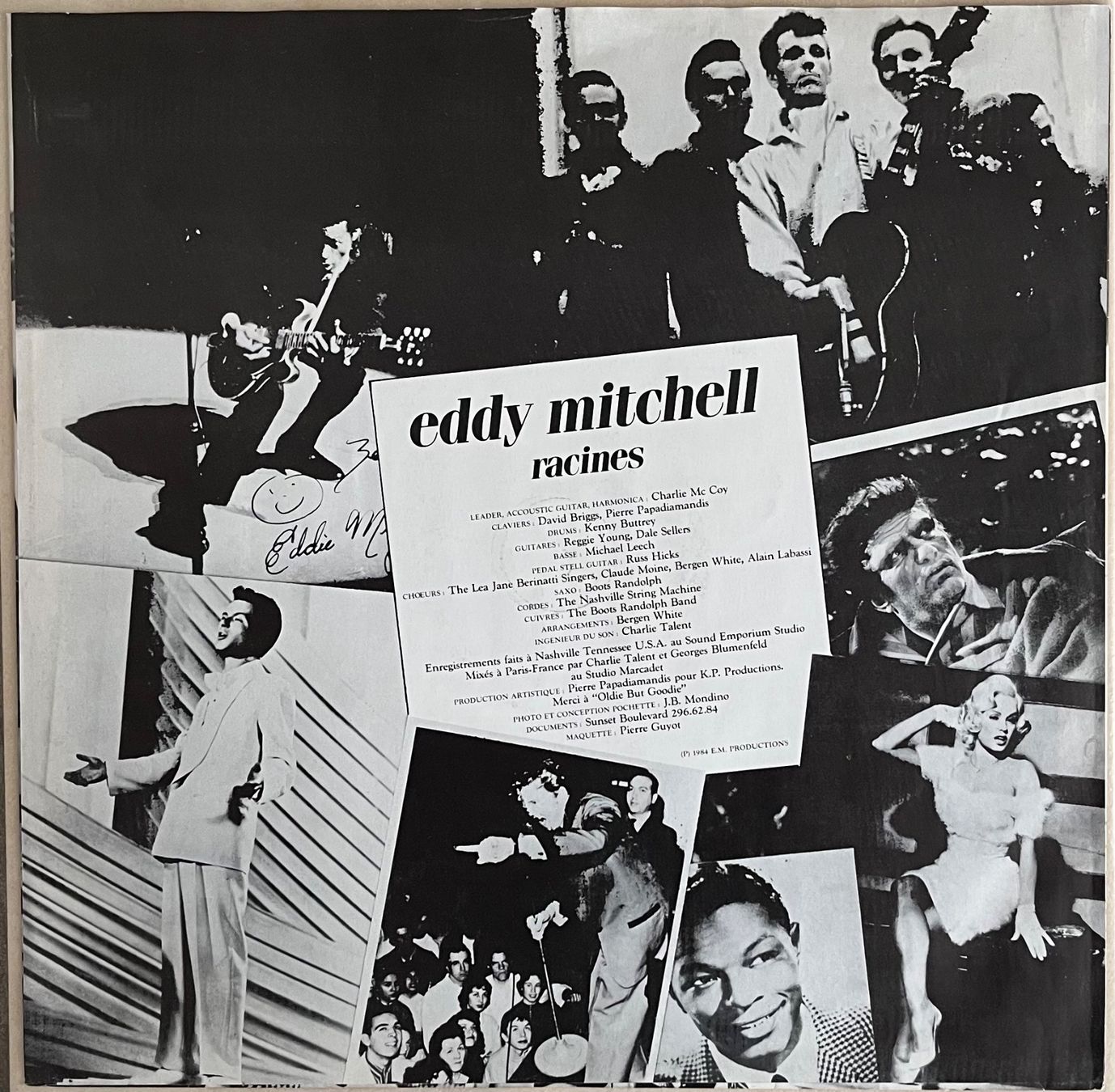Dischi in vinile: EDDY MITCHELL - RACINES - 33 Tours – Usato da Bussigny venduto da vinyl-pas-cher 4