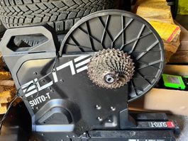 Elite Suito-T home trainer with cassette used condition