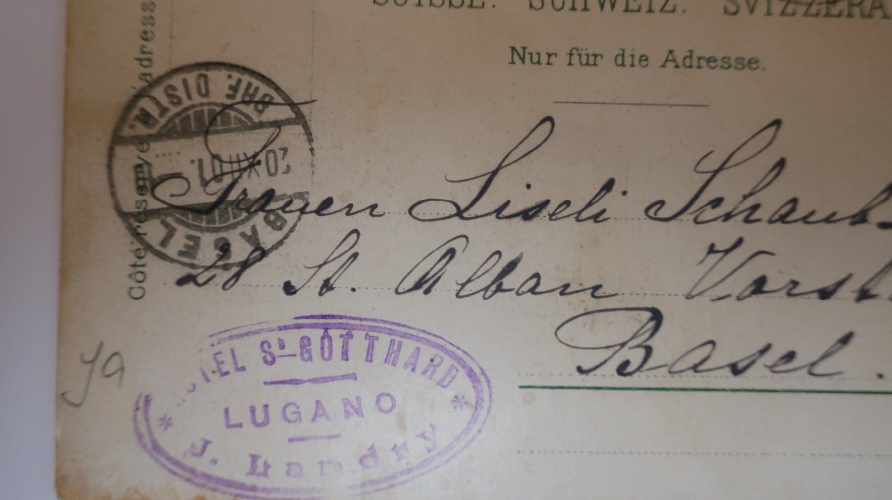 Cartoline postali: Lugano Paradiso 1901 – Usato da Cormoret venduto da Pascalll2001 3