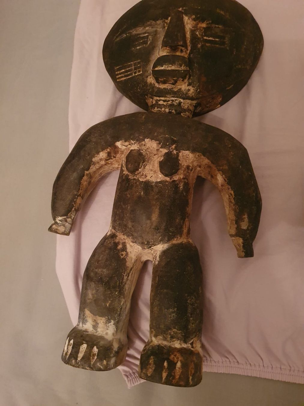 Arte internazionale: 2 Masken + 2 Figuren aus Afrika – Usato da Basel venduto da FirstClass4000 1