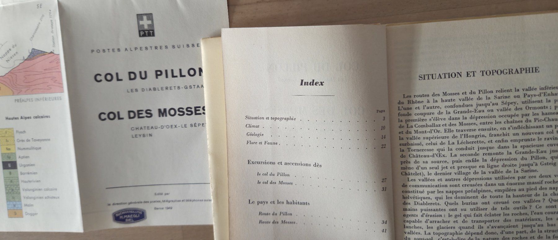 Cartine & Atlanti: Carte Col du Pillon et Col des Mosses – Usato da Prêles venduto da DPR 5