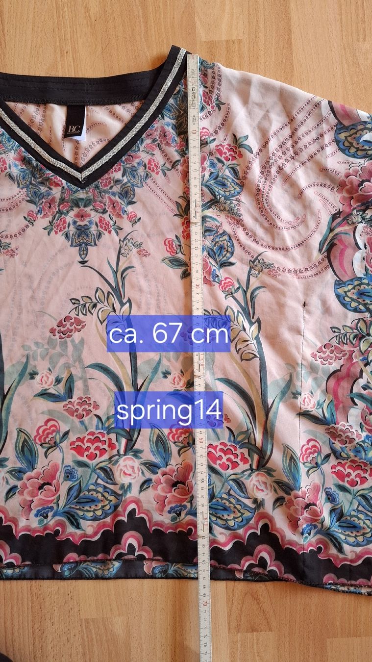 Tuniche: Wunderschöne Blusen-Tunika im Blumenmuster, 38 – Usato da Pagig venduto da Spring14 8