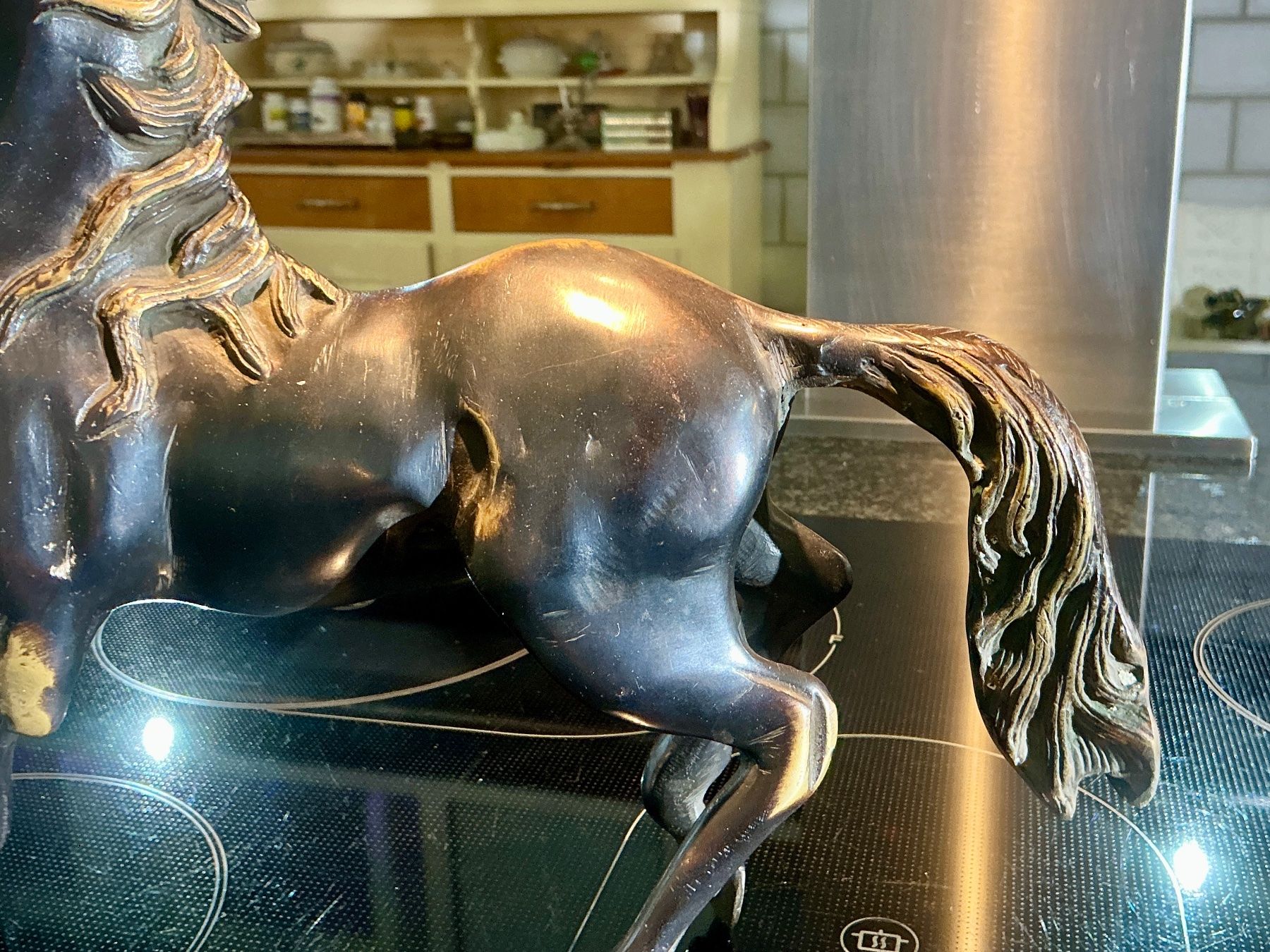 Sculture & Statue: VINTAGE SKULPTUR PFERD BRONZE, 2804 GR – Usato da Biglen venduto da Limarkt 2