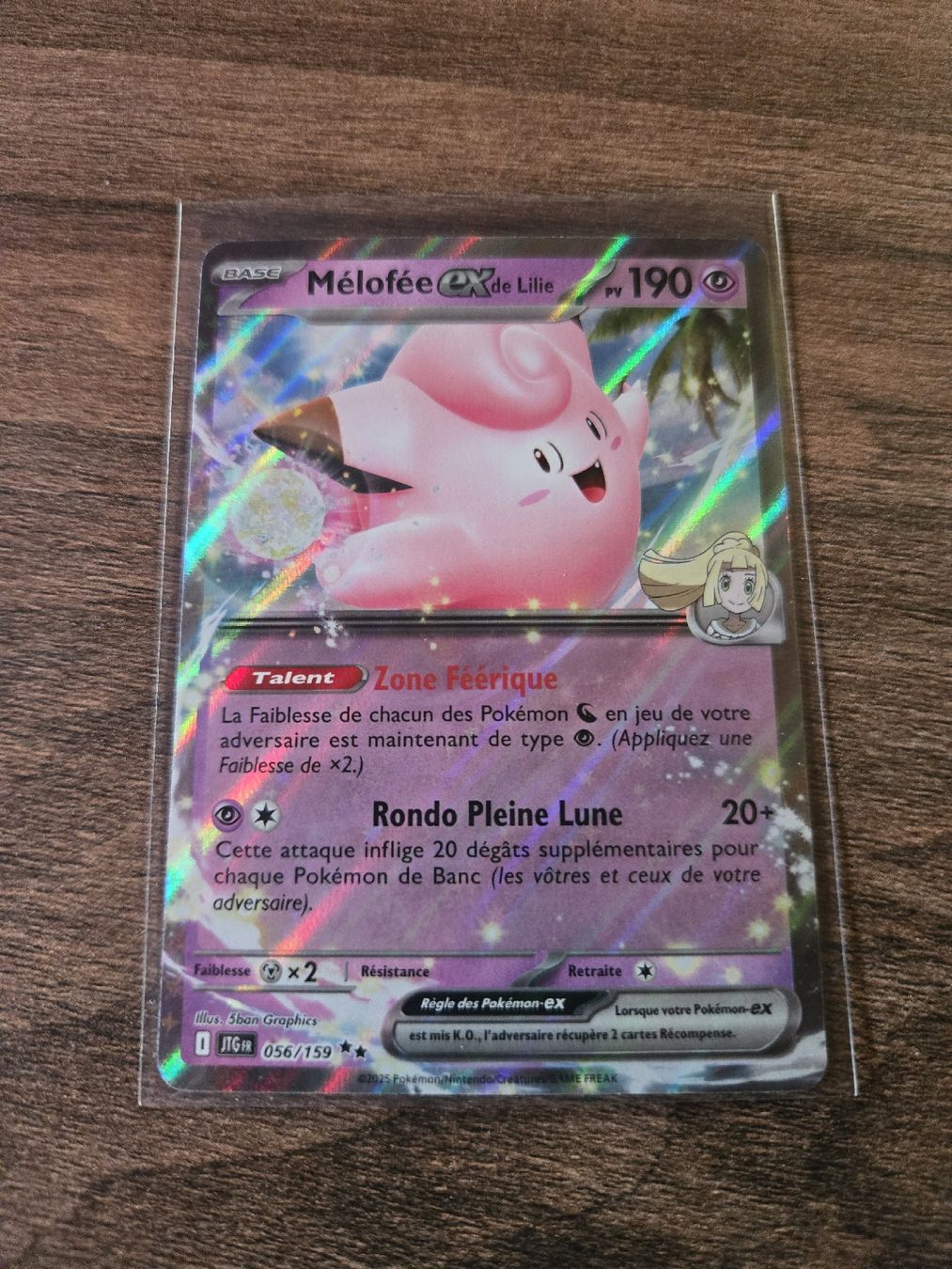 Pokémon Carte collezionabili: Aventures Ensemble Mélofée ex de Lilie 056/159 – Nuovo (secondo la descrizione) da Rossinière venduto da seb_68fd