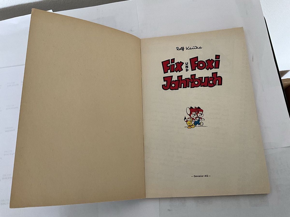 Fumetti: Fix und Foxi Jahrbuch 1973 – Usato da Agriswil venduto da Ueli03 2