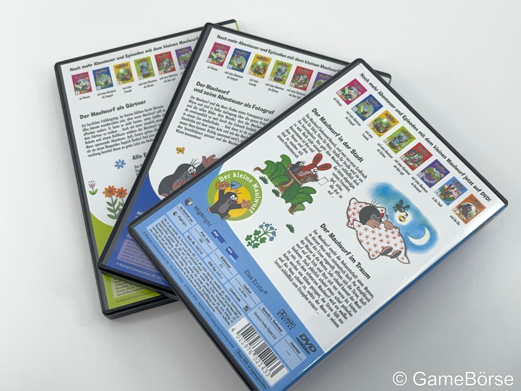 Alle DVDs: DVD Der Maulwurf 1, 3 und 5 – Gebraucht aus Stettfurt von GameBoerse 1
