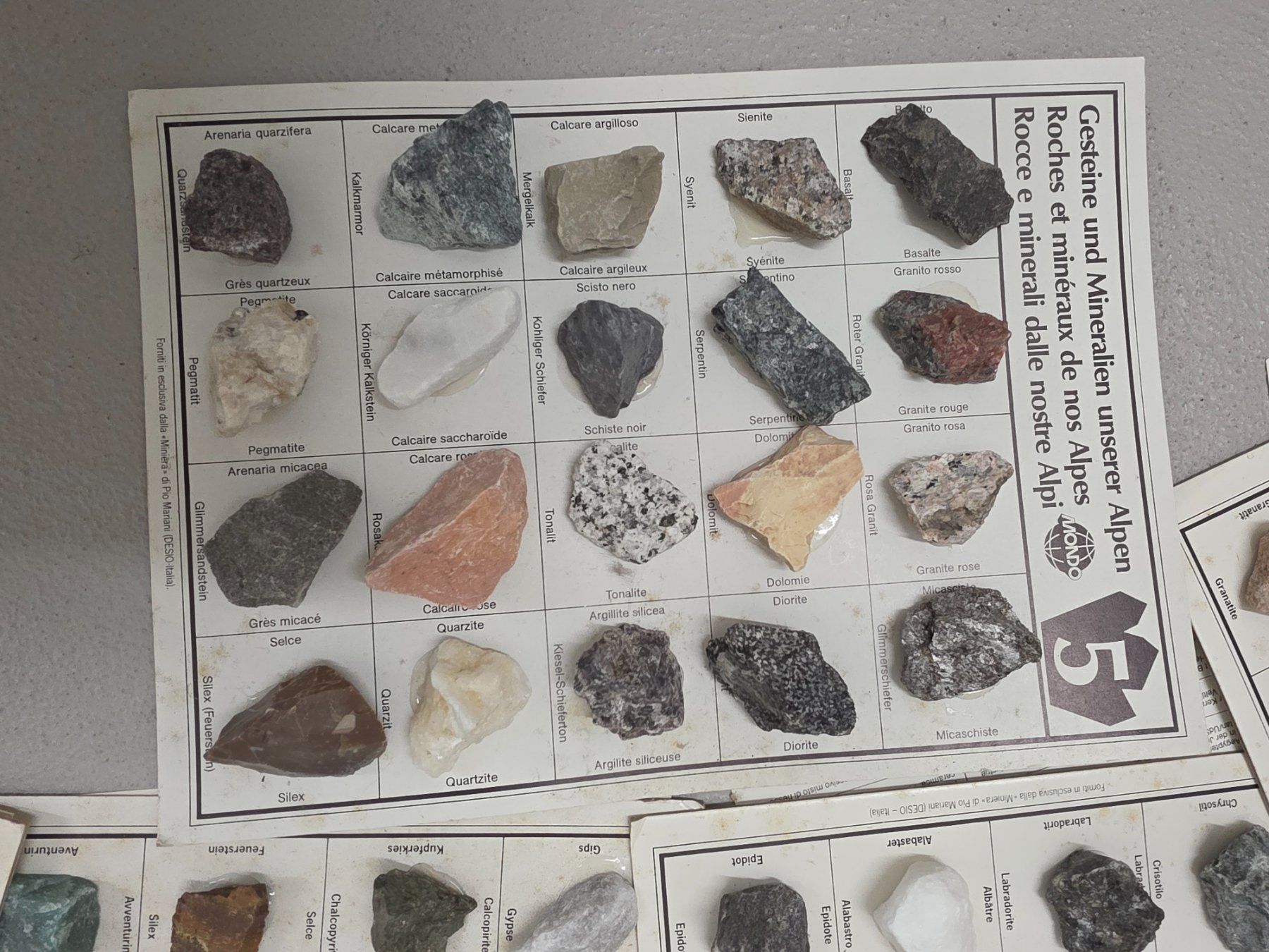 Minerali & Pietre curative: Umfassende Mineralien Sammlungsset – Usato da Steffisburg venduto da rop_5zpp 5
