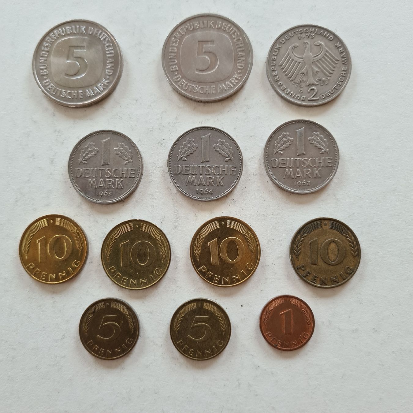 Tutti le monete: 5 Deutsche Mark kleines Lot – Usato da Weier im Emmental venduto da Jimmy911