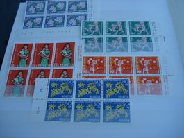 Pro Juventute Satz 6erblocks 1962 **