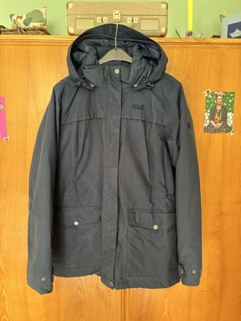 Jack Wolfskin Damenjacke Grösse L dunkelblau guter Zustand