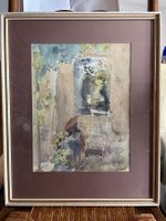 Paul Mingot, Aquarelle " Silence des objets d'ambiance"